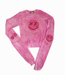 The Pink “Drunken Smiley” Sweater 🔥
